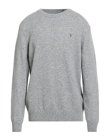 GANT Pullover Hellgrau 80% Wolle, 20% Polyamid