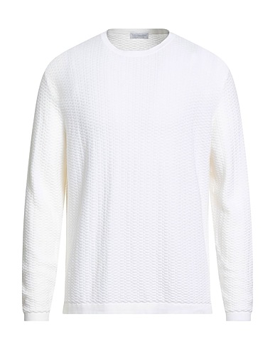 FRANCESCO PIERI Pullover Off white 100% Cotone
