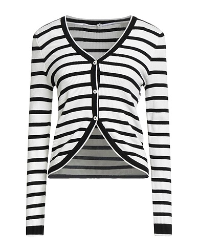 ONLY Cardigan Bianco 70% Viscosa, 30% Nylon