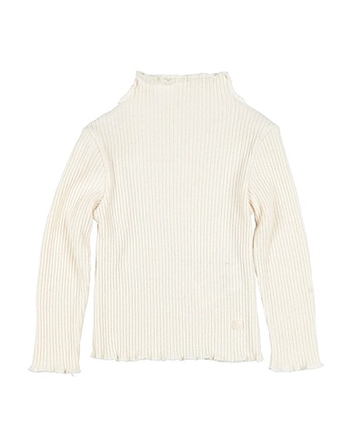 LE BEBÉ Polo neck Cream 69% Polyester, 28% Rayon, 3% Elastane