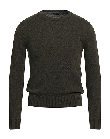 RETOIS Sweater Military green 100% Merino Wool