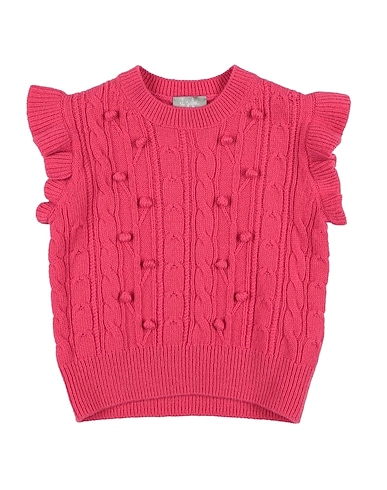 IL GUFO Jumper Magenta 100% Virgin Wool
