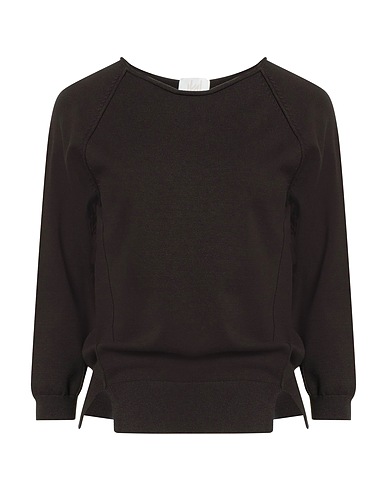 MARELLA Jumper MONOCHROME Dark brown 72% Viscose, 28% Polyester
