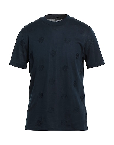 BOSS T-shirt Navy blue 100% Cotton