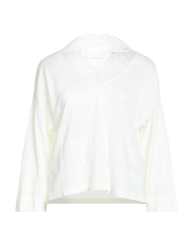 FABIANA FILIPPI Jumper Ivory 64% Linen, 36% Viscose
