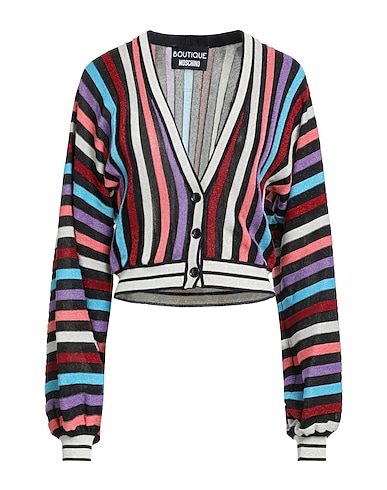BOUTIQUE MOSCHINO Cardigans 70% Viscose, 15% Polyamide, 15% Polyester, Élasthanne