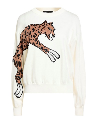 BOUTIQUE MOSCHINO Jumper Ivory 100% Virgin Wool, Acrylic, Polyamide, Mohair wool