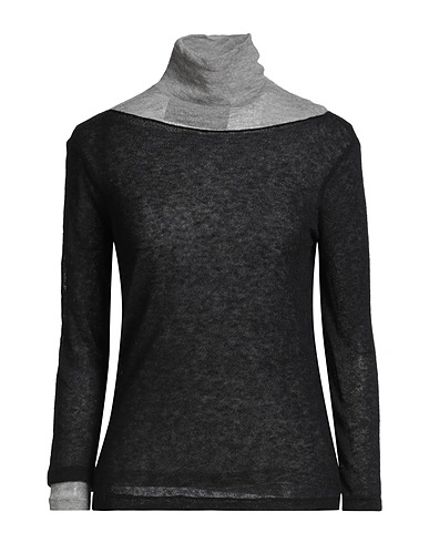 COLLECTION PRIVĒE? Polo neck Black 50% Nylon, 40% Alpaca wool, 10% Merino Wool