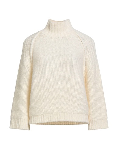 ANTONELLI Polo neck Ivory 70% Baby alpaca wool, 23% Polyamide, 7% Virgin Wool