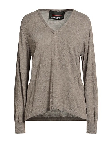 COLLECTION PRIVĒE? Jumper Taupe 50% Merino Wool, 50% Acrylic