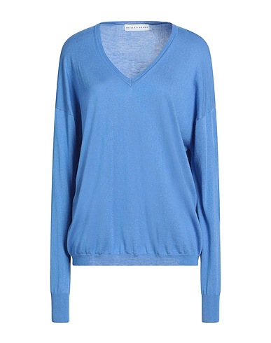 SKILLS & GENES Sweater Light blue 85% Silk, 15% Cashmere