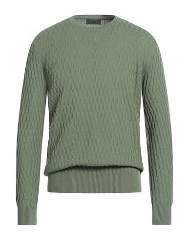 FERRANTE Sweater Light green 100% Merino Wool