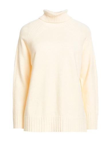 TWINSET タートルネック オフホワイト ウール 85% / カシミヤ 15%