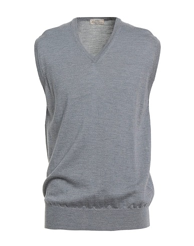 ABKOST Sleeveless sweater Grey 100% Virgin Wool