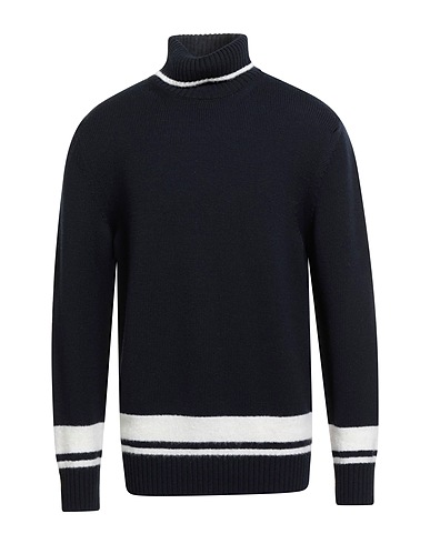 KANGRA Polo neck Midnight blue 97% Wool, 3% Polyamide