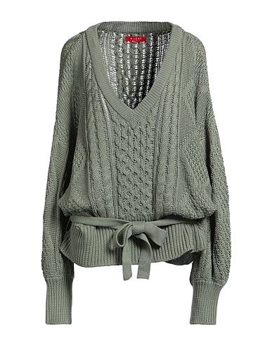 GUESS Pullover Verde salvia 60% Cotone, 40% Acrilico