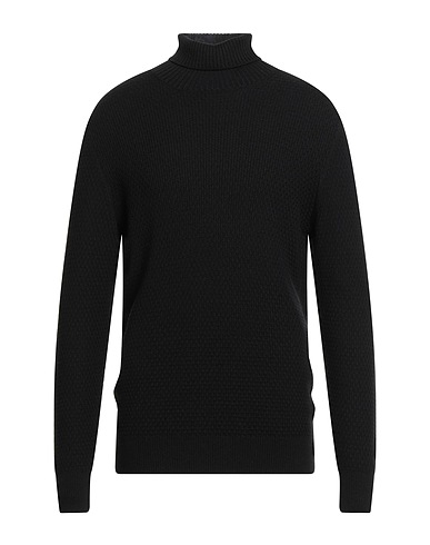 VIADESTE Μπλούζα ζιβάγκο PER ANTEPRIMA Μαύρο 100% Παρθένο μαλλί