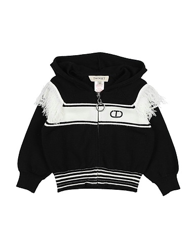 TWINSET Cardigan Black 50% Viscose, 25% Polyamide, 25% Polyester