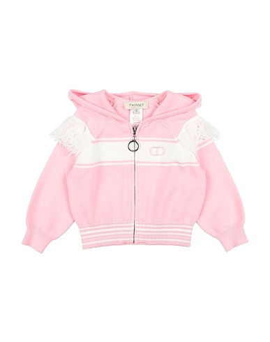 TWINSET Strickjacke Rosa 50% Viskose, 25% Polyamid, 25% Polyester