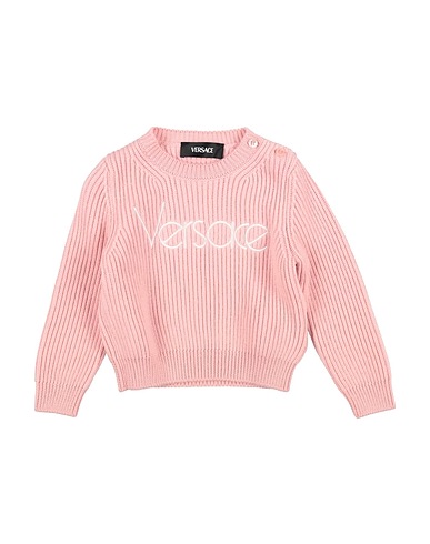 VERSACE YOUNG Pullover Rosa 100% Schurwolle