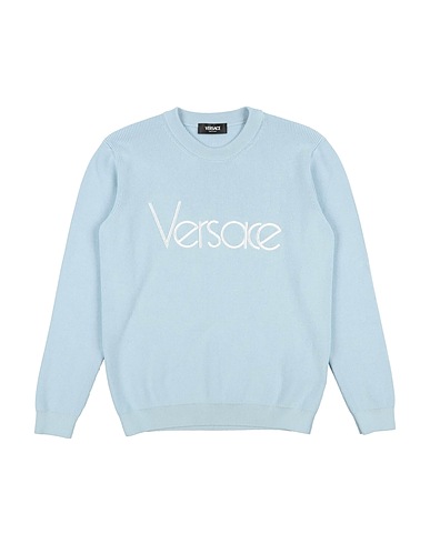 VERSACE YOUNG Jersey Azul celeste 100% Poliéster