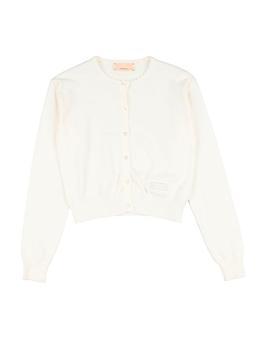 ELISABETTA FRANCHI Cardigan LA MIA BAMBINA Off white 100% Cotton