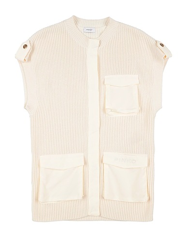 PINKO UP Cardigan Off white 100% Cotton, Polyester