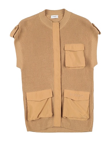 PINKO UP Cardigan Sand 100% Cotton, Polyester