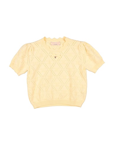 ELISABETTA FRANCHI Sweater LA MIA BAMBINA Pastel yellow 72% Viscose, 28% Polyester