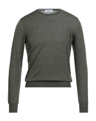 GRAN SASSO Sweater Military green 100% Virgin Wool