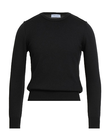 GRAN SASSO Sweater Black 100% Virgin Wool