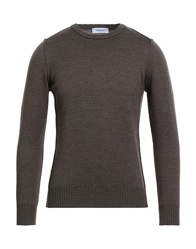 GRAN SASSO Jumper Chocolate brown 100% Virgin Wool