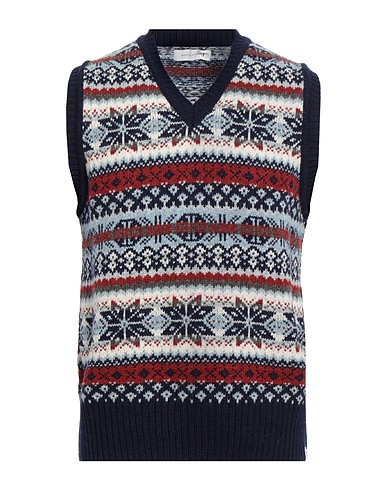 MACKINTOSH Jumper Midnight blue 100% Virgin Wool