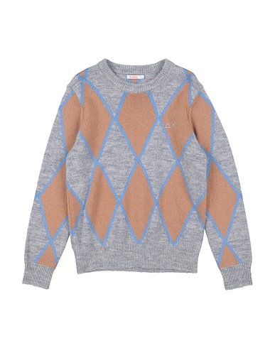 SUN 68 Pullover Grigio chiaro 47% Lana Merino, 38% Viscosa, 10% Poliammide, 5% Cachemire