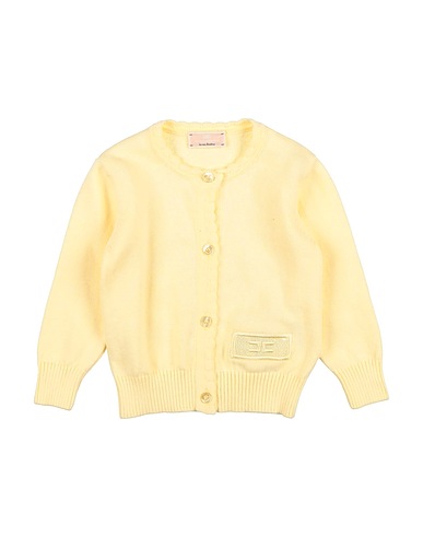 ELISABETTA FRANCHI Cardigan LA MIA BAMBINA Yellow 100% Cotton
