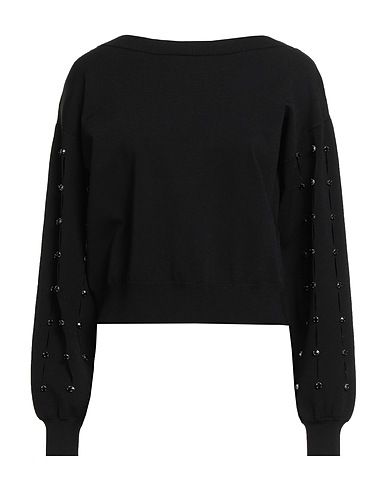 LIU •JO Jersey Negro 83% Viscosa, 17% Poliéster