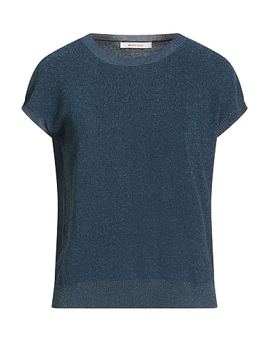 WHITE WISE Jumper Navy blue 65% Viscose, 35% Nylon