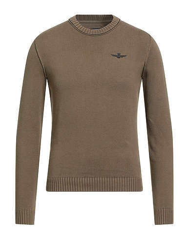 AERONAUTICA MILITARE Sweater Military green 100% Cotton