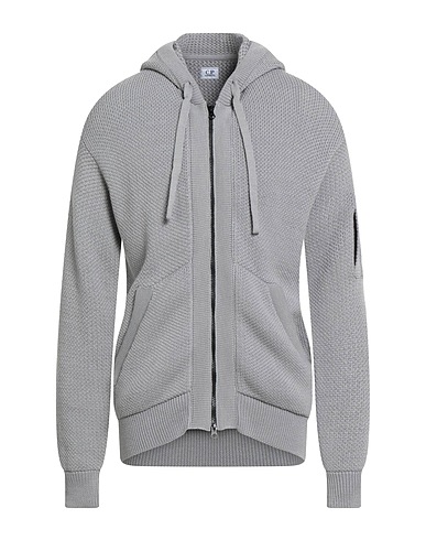 C.P. COMPANY Cardigan Grey 55% Virgin Wool, 45% Polyester