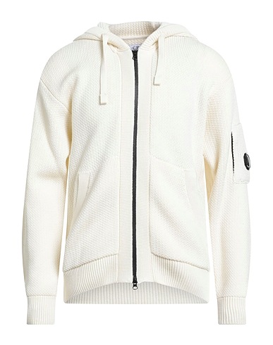 C.P. COMPANY Cardigan Ivoire 55% Laine vierge, 45% Polyester