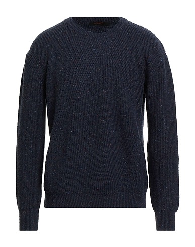 OFFICINA 36 Jumper Navy blue 55% Acrylic, 25% Nylon, 10% Wool, 10% Cotton