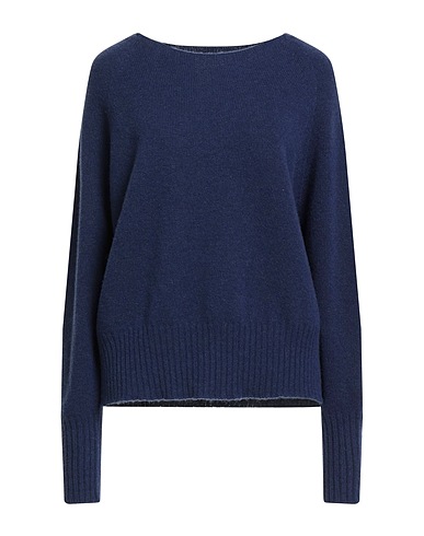 MARELLA Pullover MONOCHROME Blu navy 100% Lana Vergine