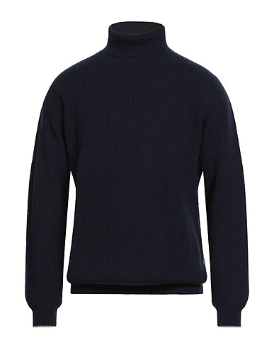 ROYAL RED Polo neck Midnight blue 90% Merino Wool, 10% Cashmere