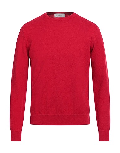 DELLA CIANA Jumper Red 80% Merino Wool, 20% Cashmere