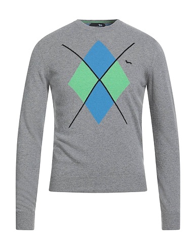 HARMONT & BLAINE Jumper Light grey 40% Wool, 30% Viscose, 20% Polyamide, 10% Cashmere