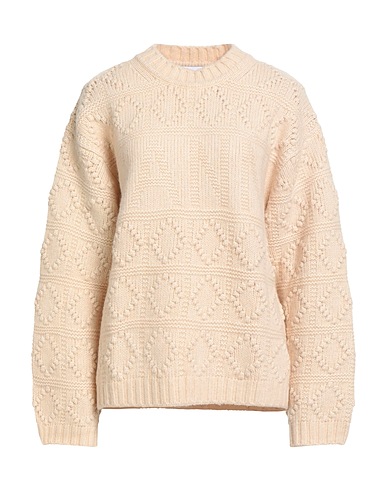 GANNI Jumper Ivory 55% Wool, 45% Cotton
