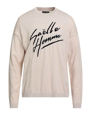 GAëLLE Paris Pullover HOMME Beige 50% Viscosa, 31% Poliestere, 19% Poliammide