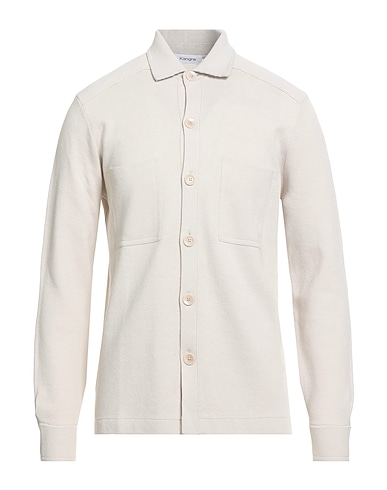 KANGRA Cardigan Light grey 90% Cotton, 10% Linen