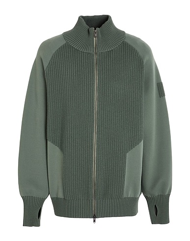 Y-3 Pullover mit Zipper  Khaki 81% Mohairwolle, 19% Polyamid