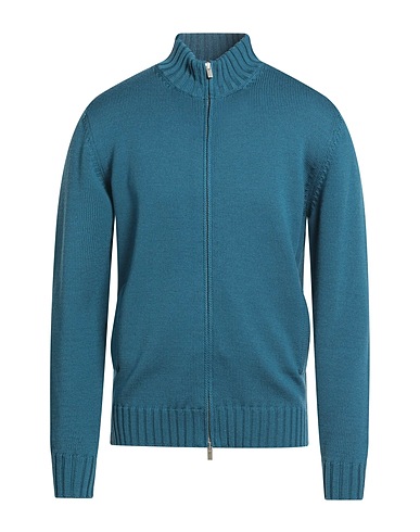 FILIPPO DE LAURENTIIS Cardigan Deep teal 100% Merino Wool